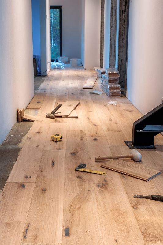 Professional Installing Wood Floor